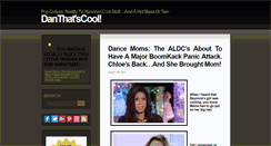 Desktop Screenshot of danthatscool.com